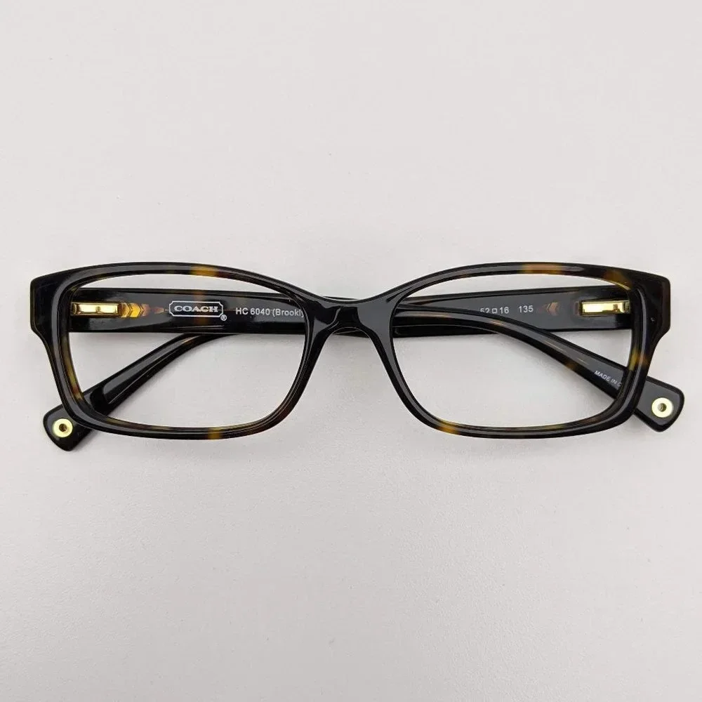 🕶️Coach HC6040 Brooklyn 5001 Eyeglasses 52/16 135 /ALE557🕶️